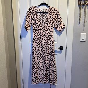 Wrap Midi Dress